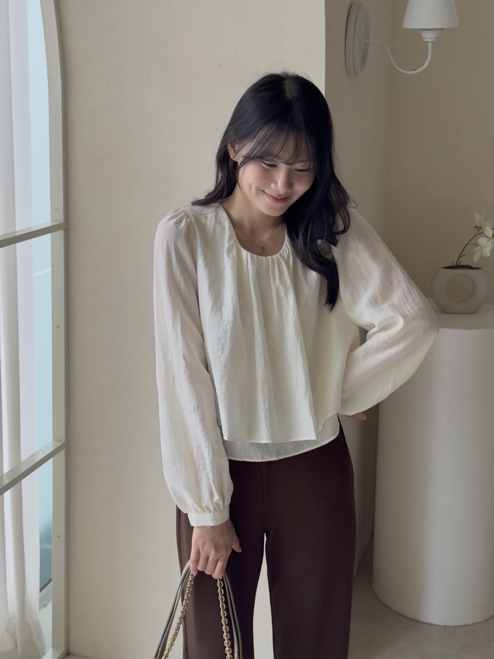 [Only]層次飄逸溫柔上衣