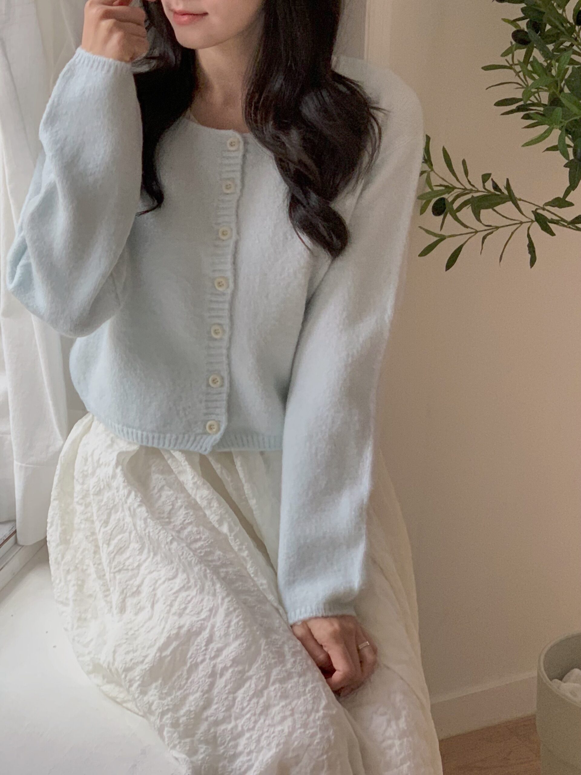 可愛滿分親膚短毛衣