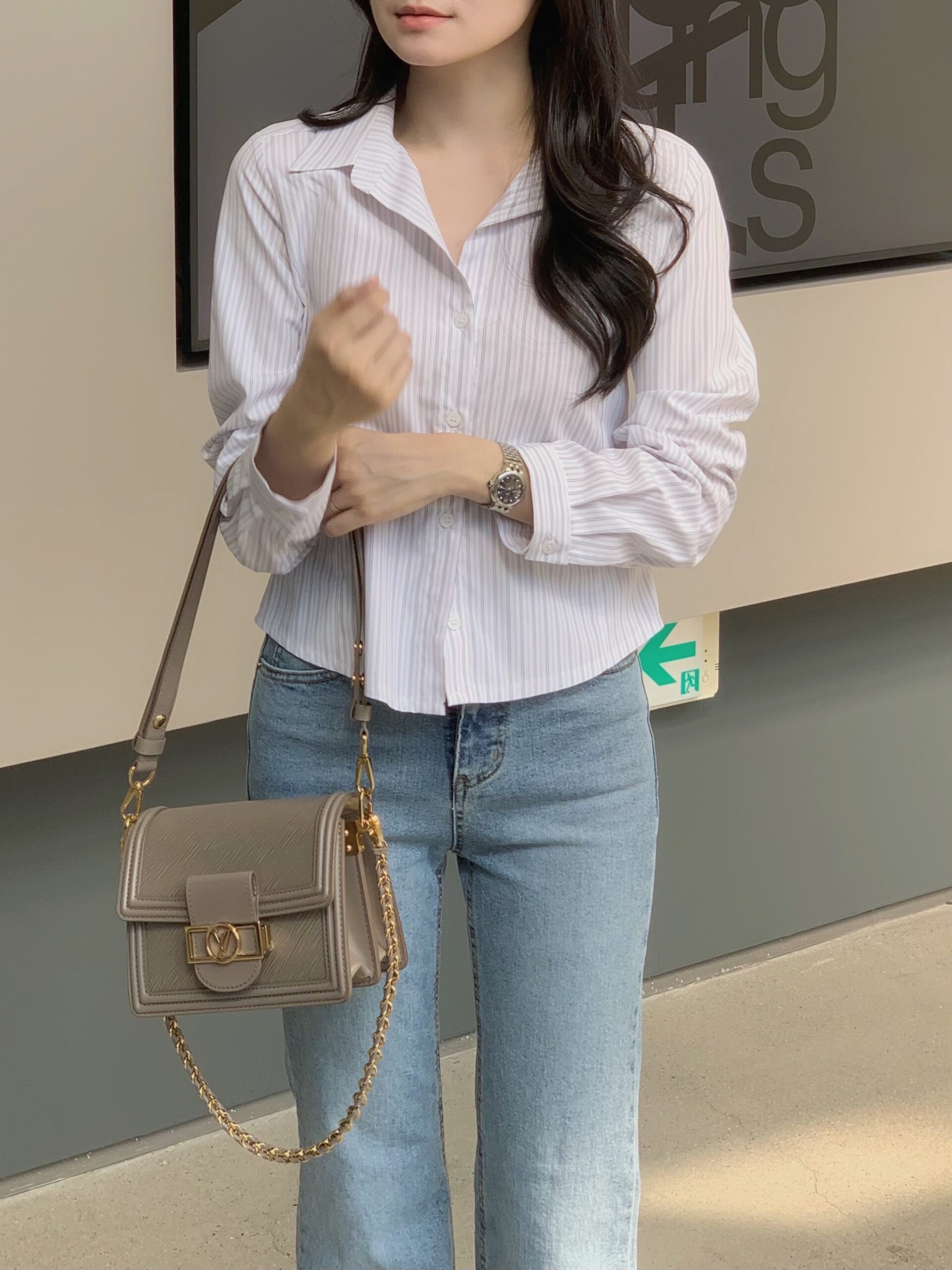 苗條小骨架腰身襯衫